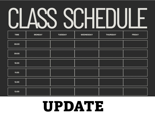  Schedule